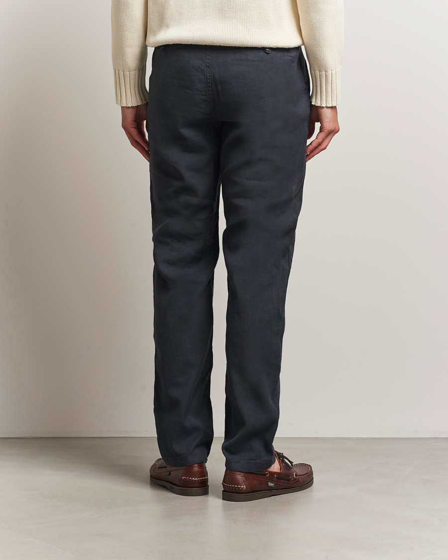 Herren | Hosen | Morris | Fenix Linen/Cotton Trousers Blue