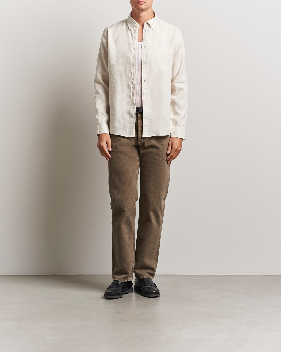 Herren | Hemden | LES DEUX | Konrad Linen Shirt Ivory