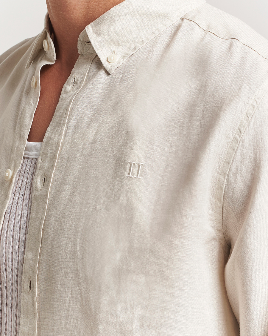 Herren | Hemden | LES DEUX | Konrad Linen Shirt Ivory