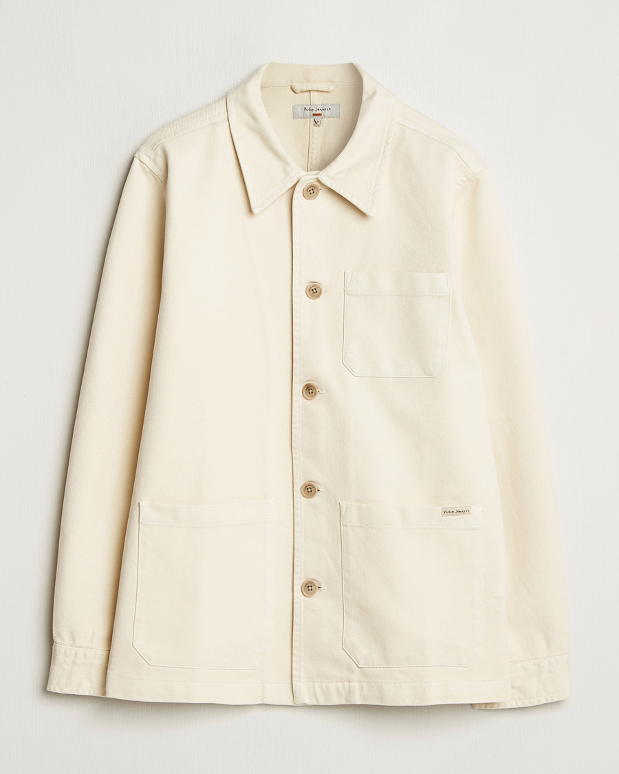 Herren | Hemden | Nudie Jeans | Barney Worker Overshirt Ivory
