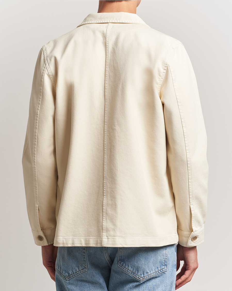 Herren | Hemden | Nudie Jeans | Barney Worker Overshirt Ivory