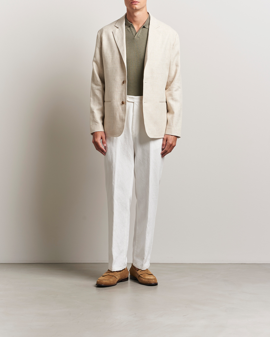 Herren | Sakkos | NN07 | Timo Linen Blazer Oat
