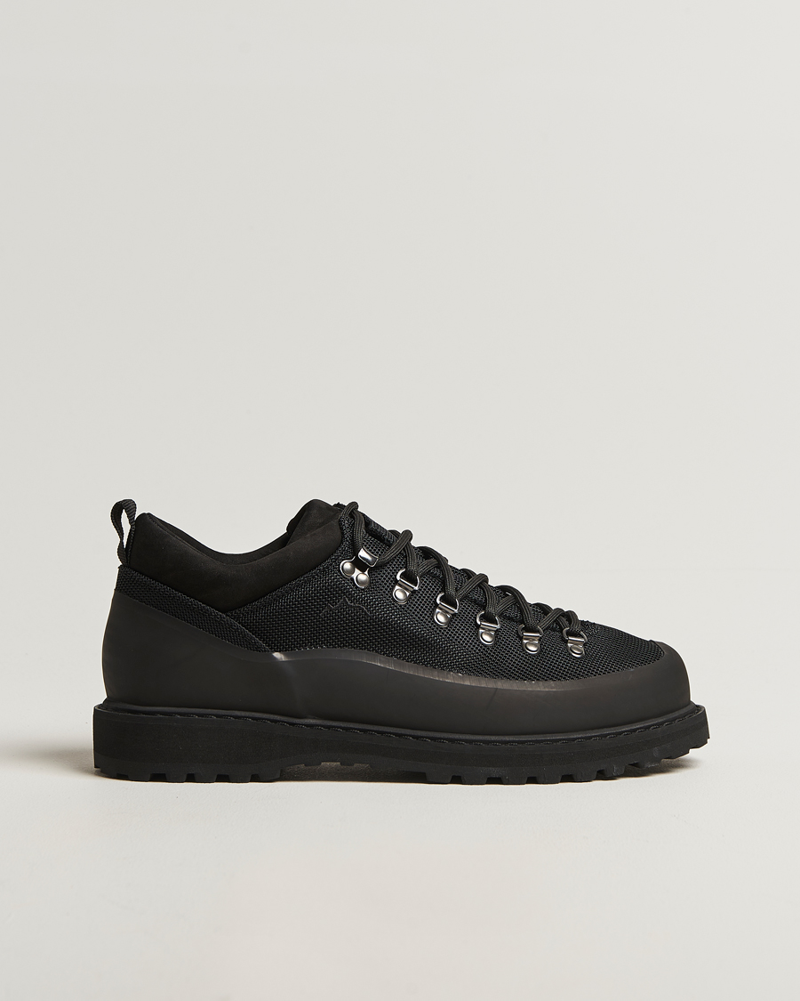 Herren | Boots | Diemme | Roccia Basso Sport Low Boot Black Fabric