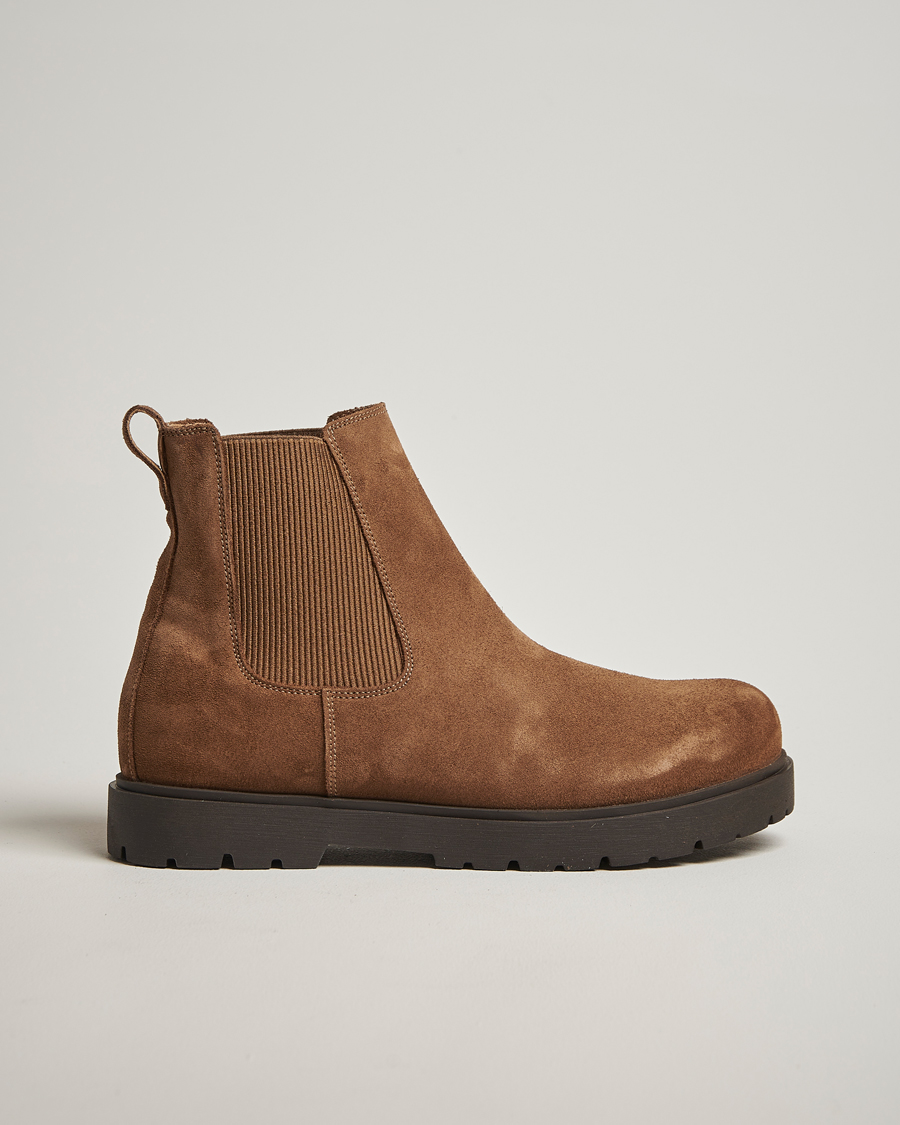Herren | Boots | BIRKENSTOCK | Highwood Suede Chelsea Boot Dark Tea
