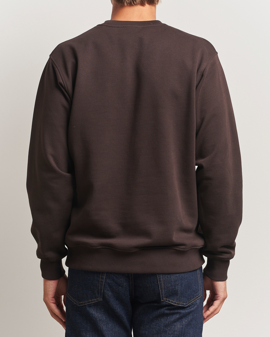 Herren | Pullover | Drôle de Monsieur | Classic Slogan Sweatshirt Dark Brown