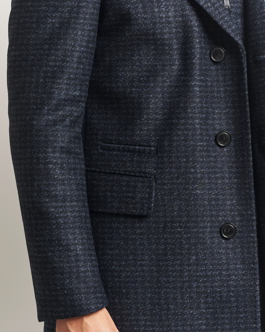 Herren | Jacken | BOSS BLACK | Hyde Wool Bib Coat Dark Blue