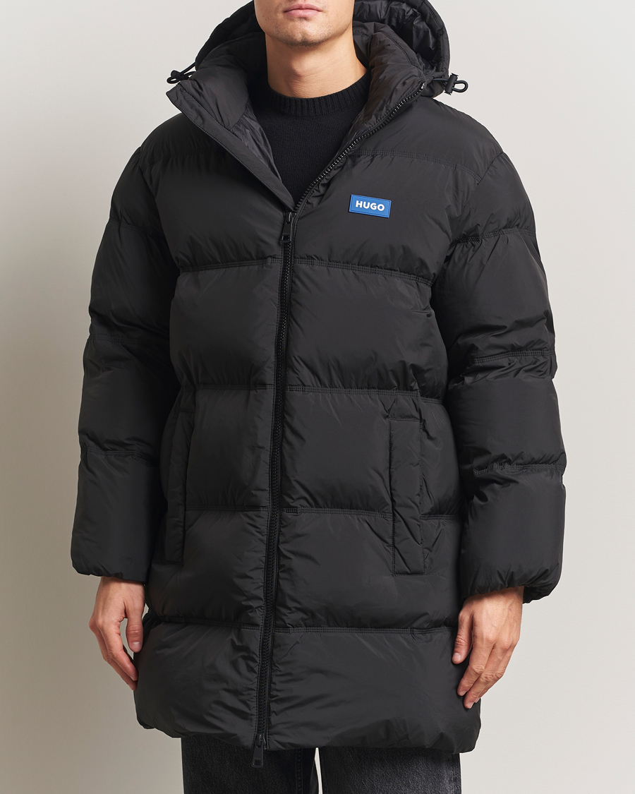 Herren | Jacken | HUGO | Bodi Hooded Puffer Parka Black