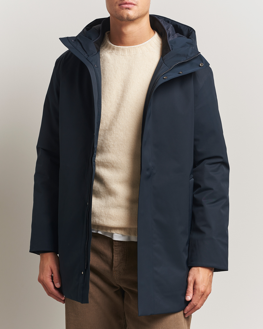 Herren | Jacken | NN07 | Blake Hooded Jacket Navy Blue