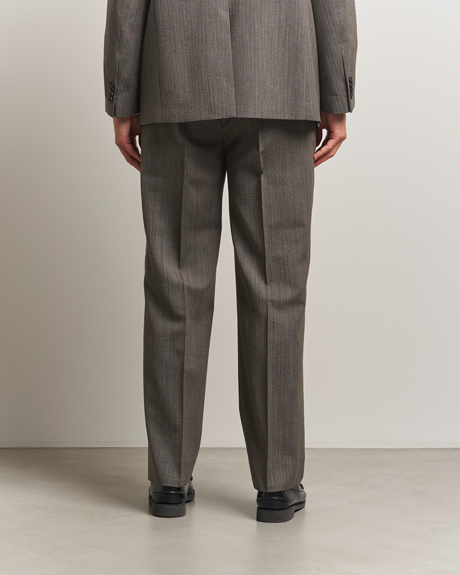 Herren | Hosen | GANT 240 Mulberry Street | Herringbone Suit Pants Deep Brown