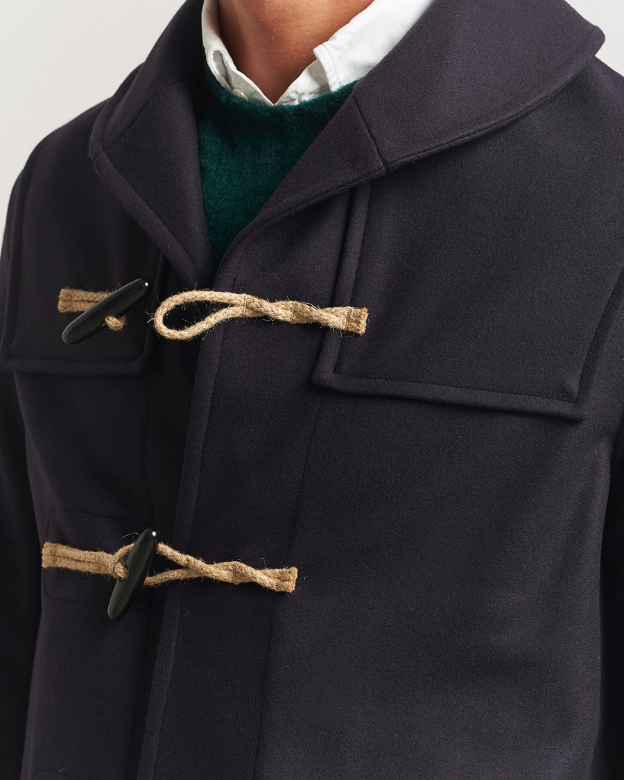 Herren | Jacken | Gloverall | Shawl Collar Duffle Jacket Navy