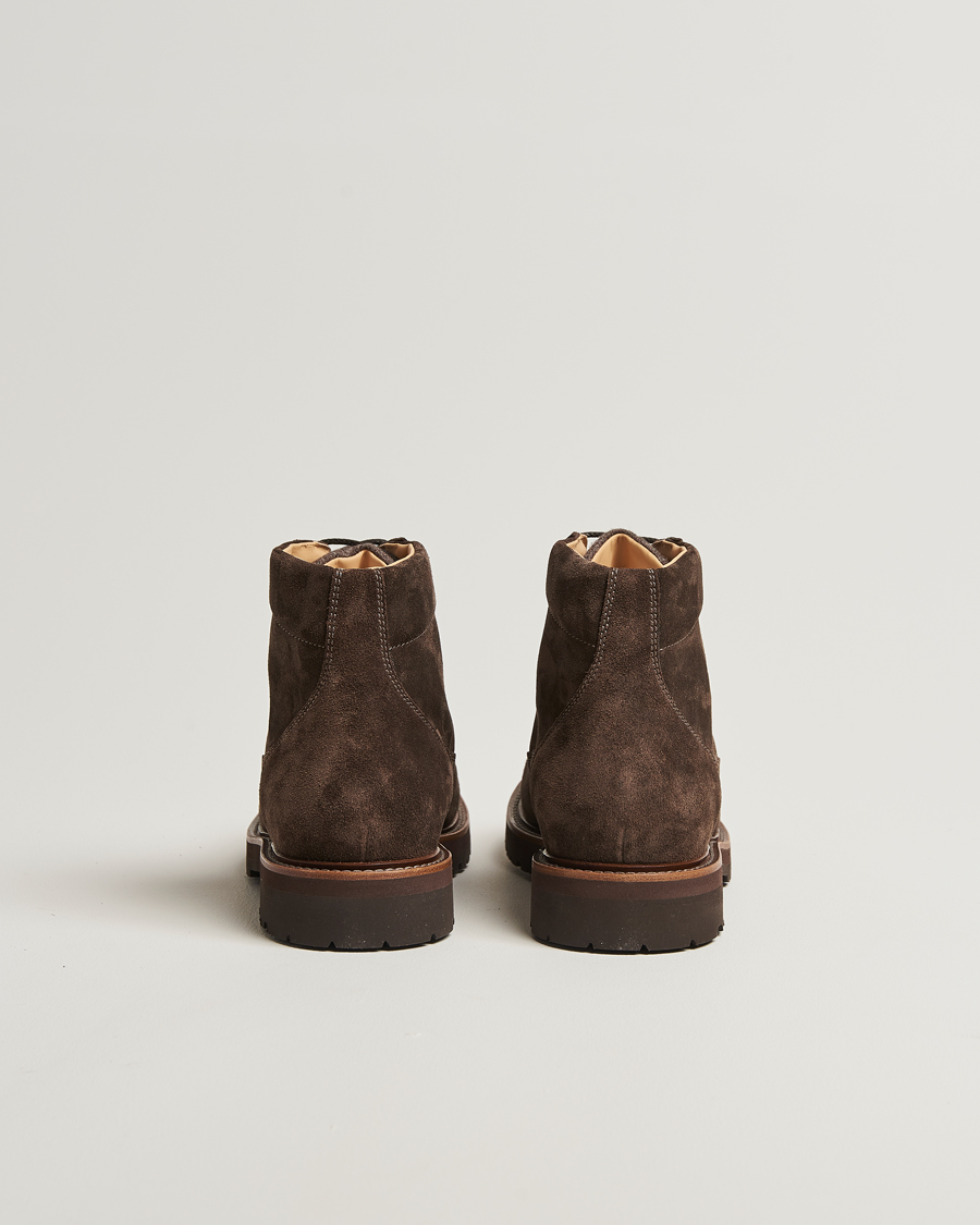 Herren | Boots | Brunello Cucinelli | Lace Up Boots Dark Brown Suede