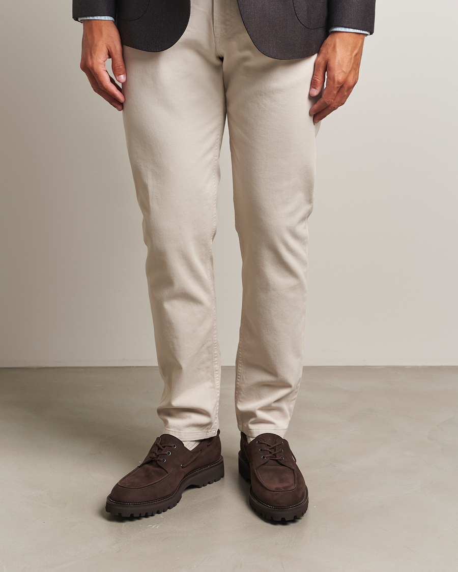 Herren | Derby | John Lobb | Tide Moc Toe Derby Dark Brown Nubuck