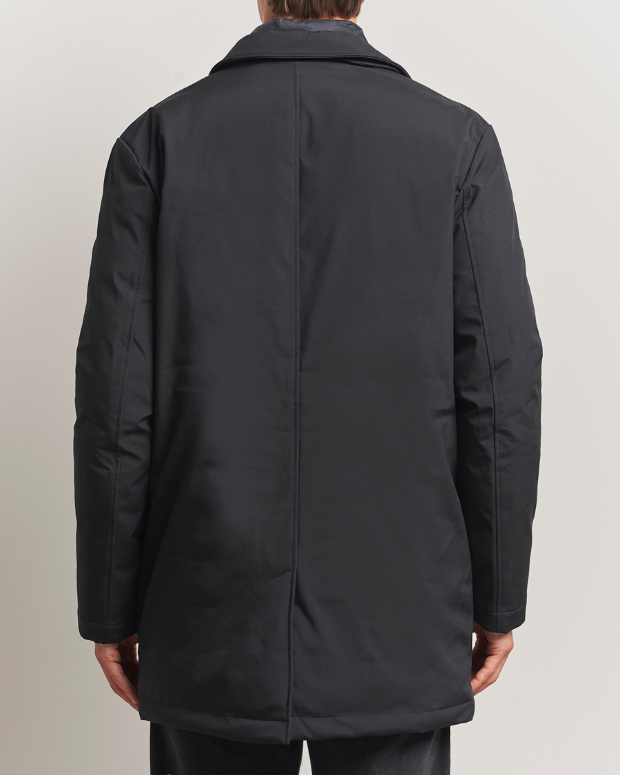 Herren | Jacken | KnowledgeCotton Apparel | Climateshell Padded Carcoat Black