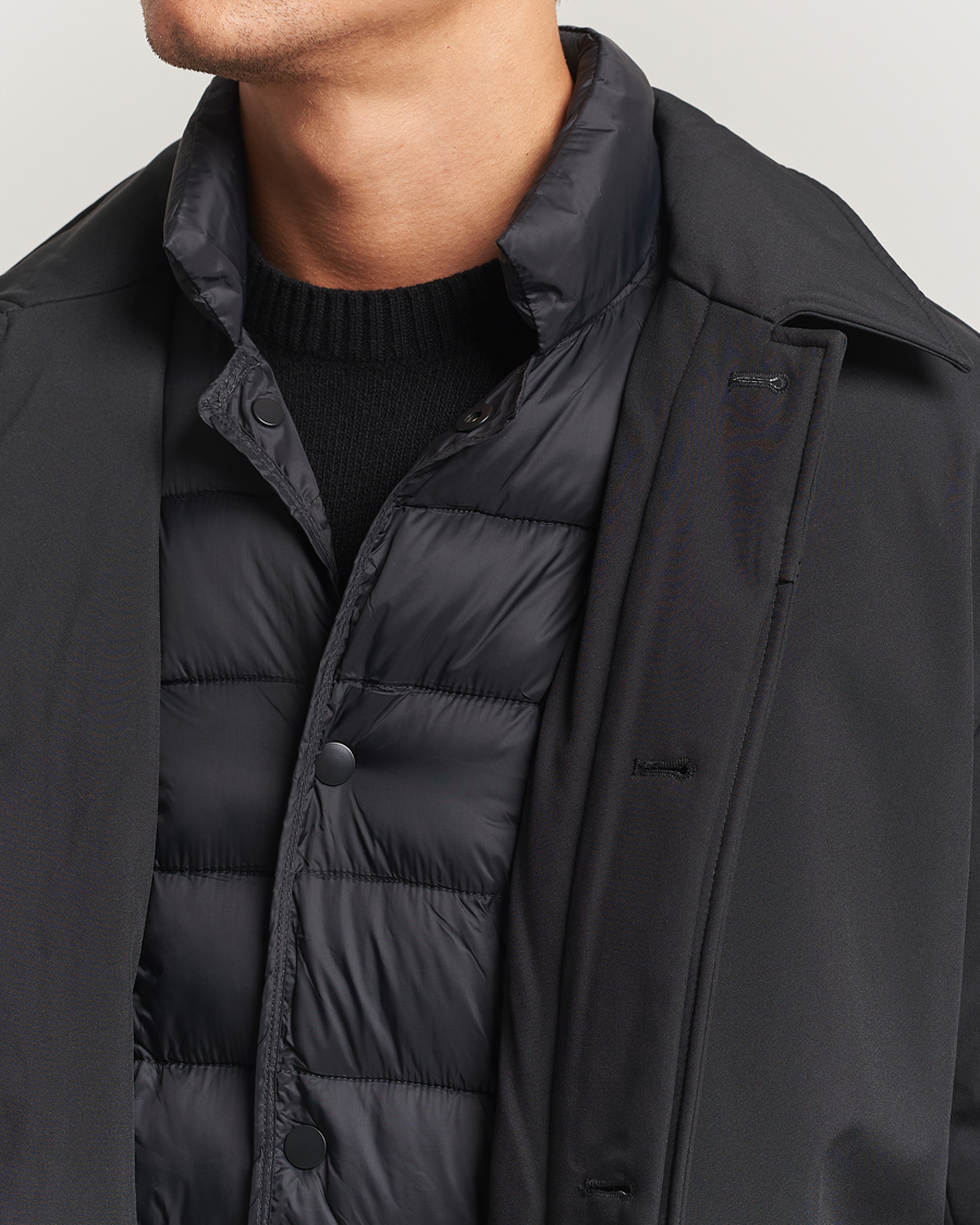 Herren | Jacken | KnowledgeCotton Apparel | Climateshell Padded Carcoat Black