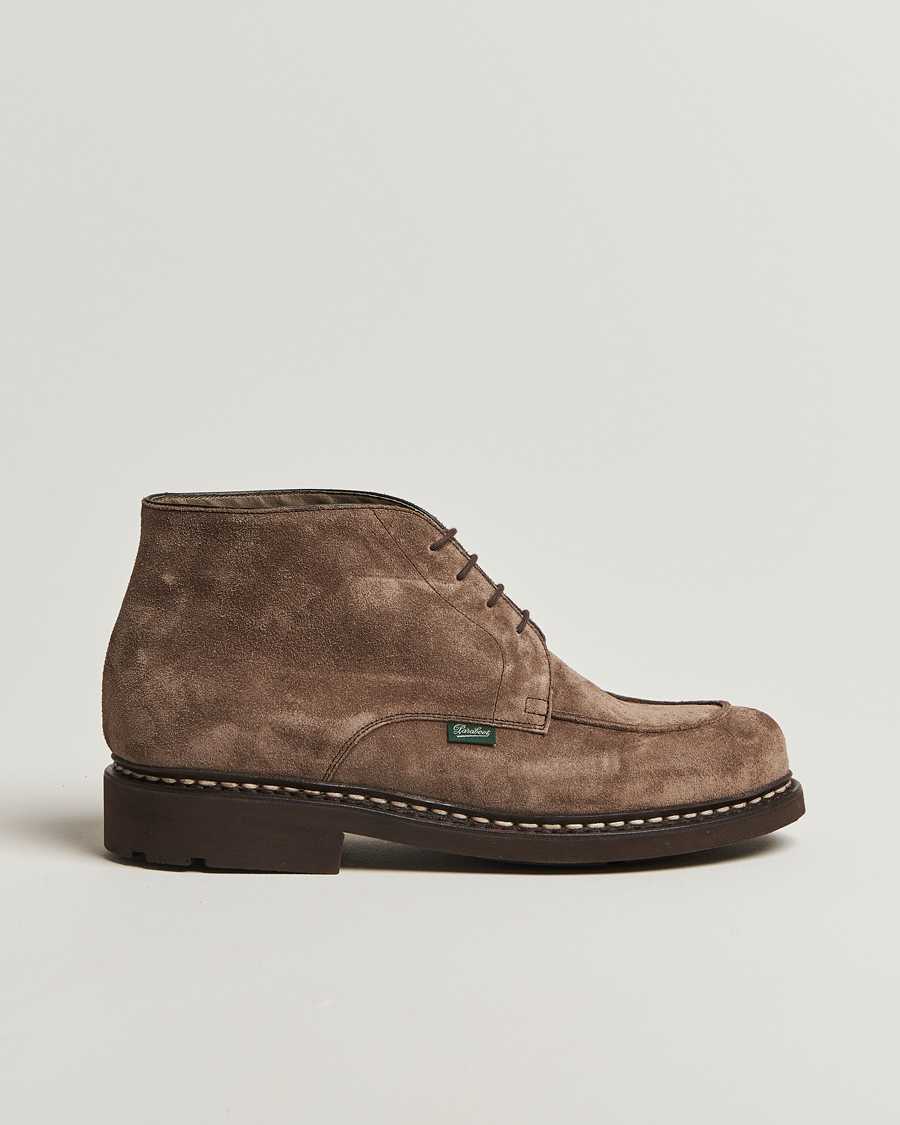 Herren | Boots | Paraboot | Chambord Mid Derby Brown Suede