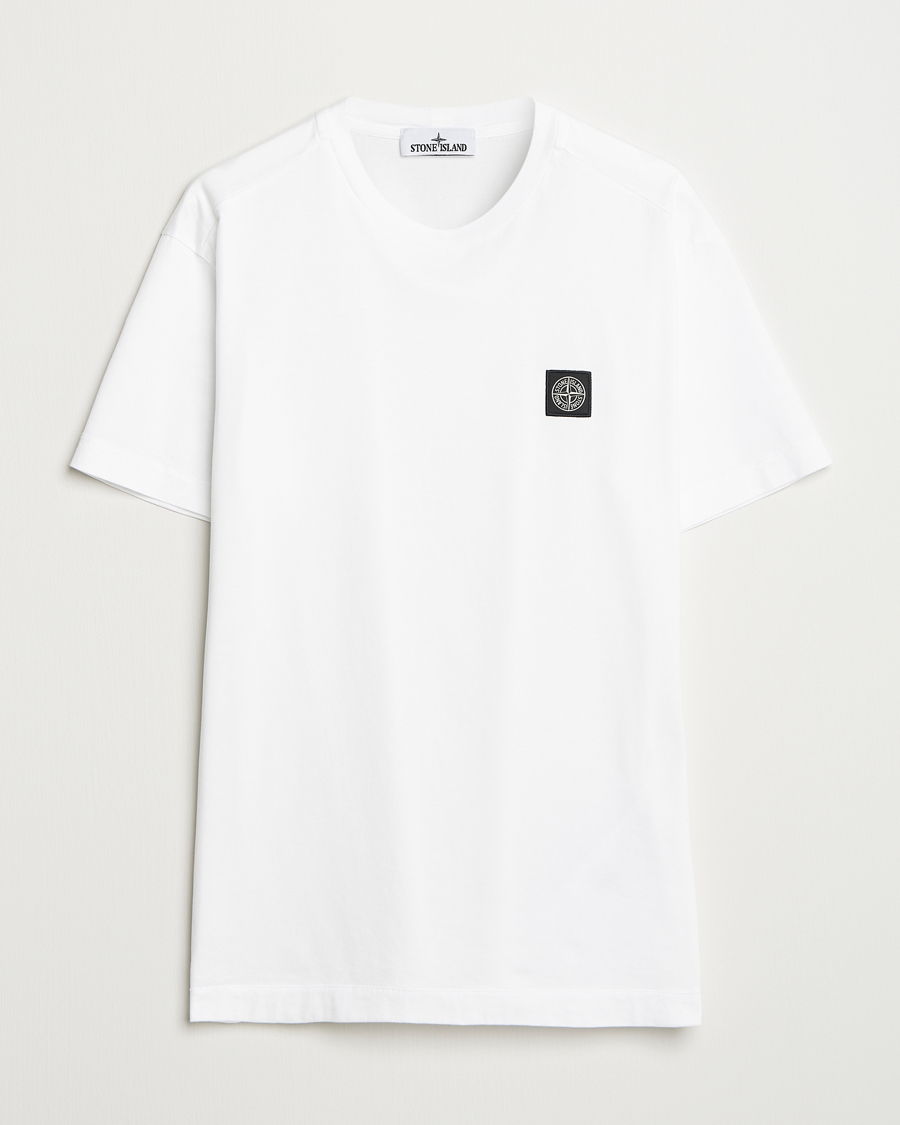 Herren | T-Shirts | Stone Island | Garment Dyed Cotton Jersey T-Shirt White