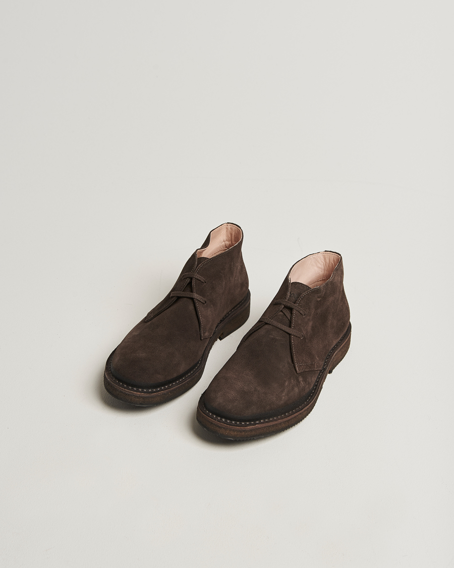 Herren | Boots | Astorflex for Care of Carl | Astorflex Stormflex Suede Dark Brown