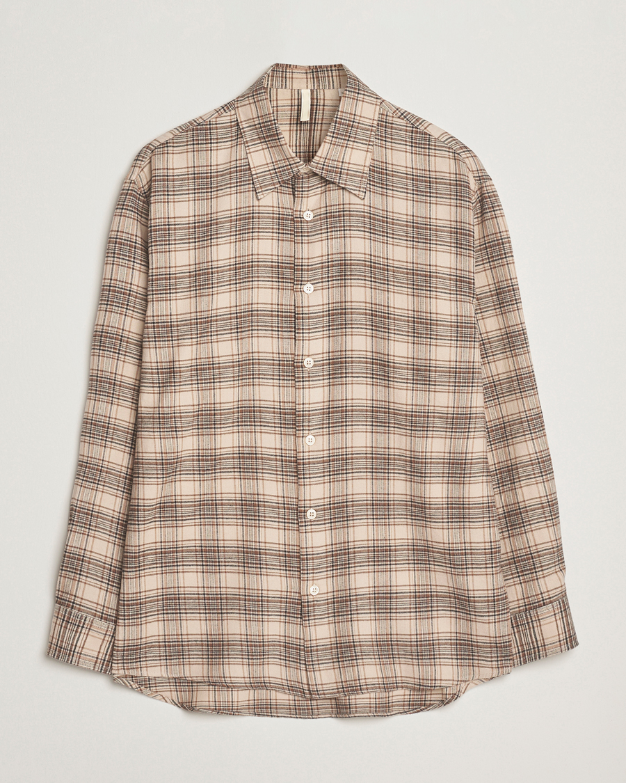 Herren | Hemden | Sunflower | Studio Shirt Beige Check