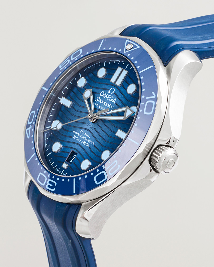 Herren | Pre-Owned & Vintage Watches | Omega Pre-Owned | Summer Blue Seamaster Diver 300m 75th