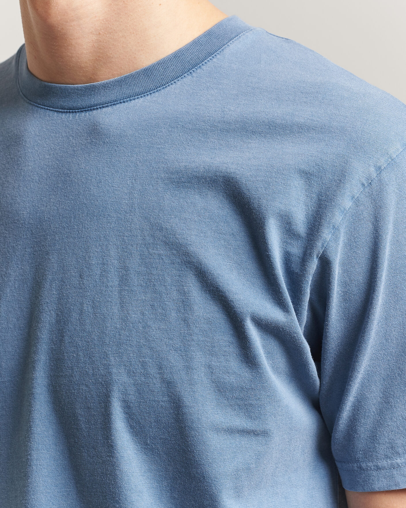 Herren | T-Shirts | Colorful Standard | Classic Organic T-Shirt Faded Indigo