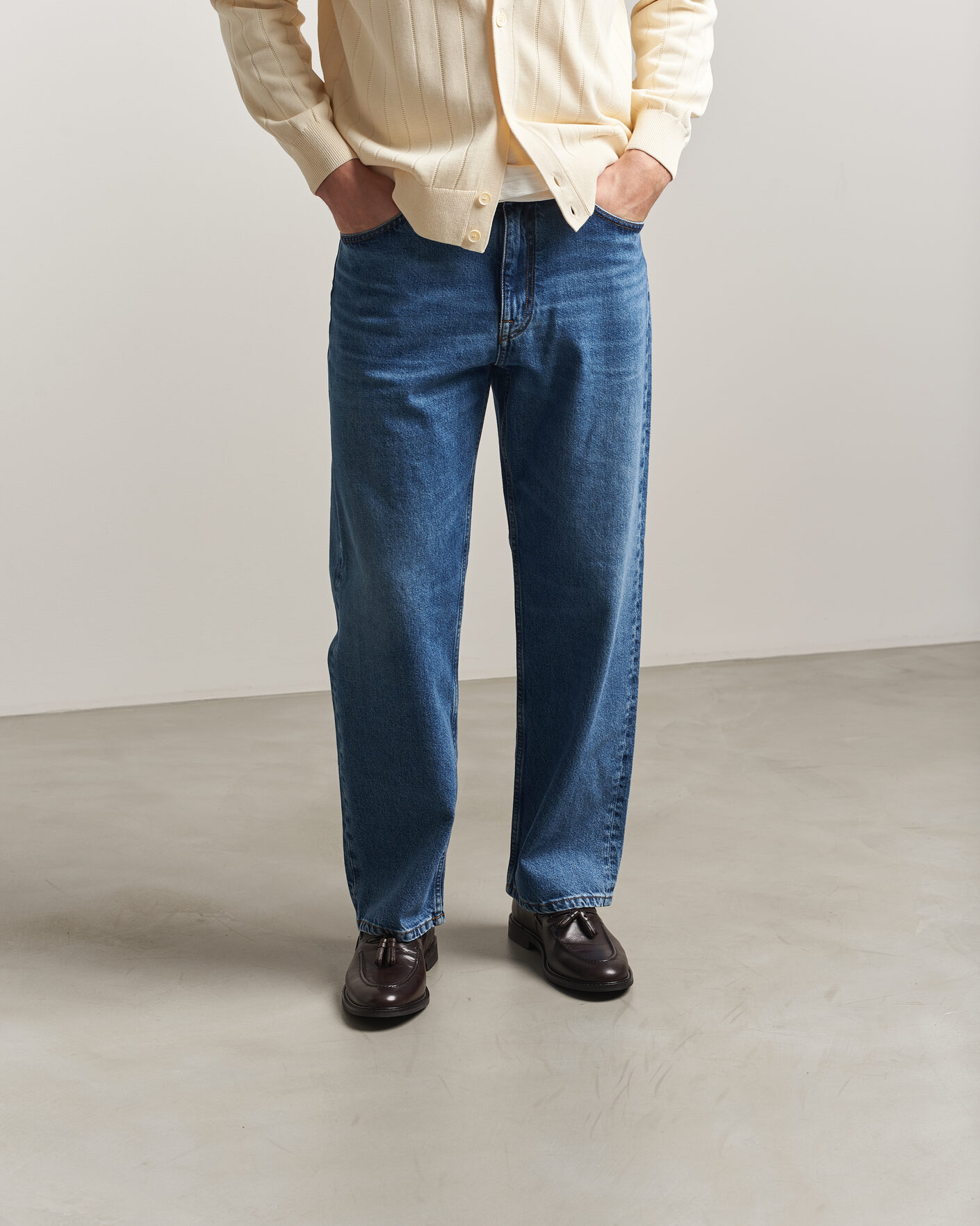 Herren | Loafer | Gant | Lozham Leather Tassle Loafer Dark Brown