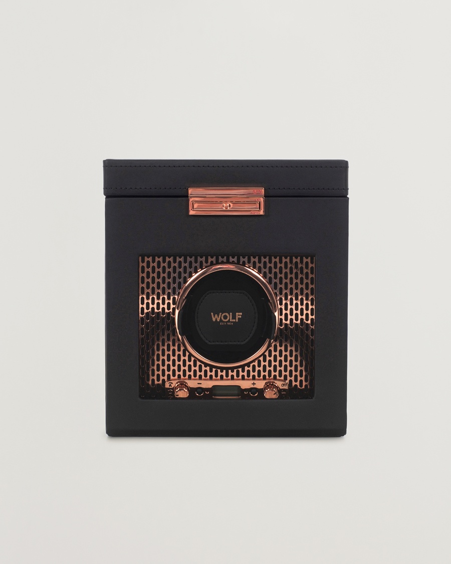WOLF Axis Single Winder with Storage Copper – Schwarz