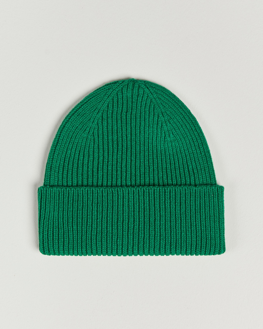 Colorful Standard Merino Wool Beanie Kelly Green – Grün