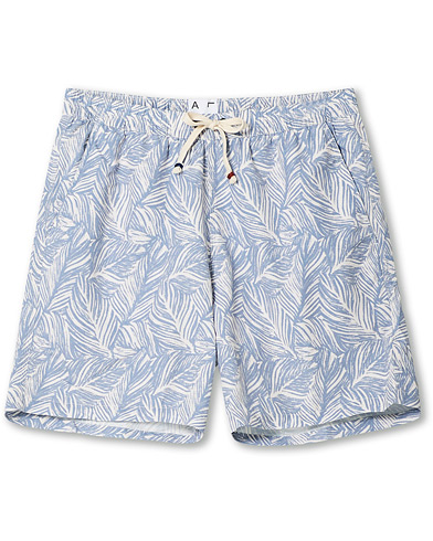 Altea Printed Swim Trunks Light Blue