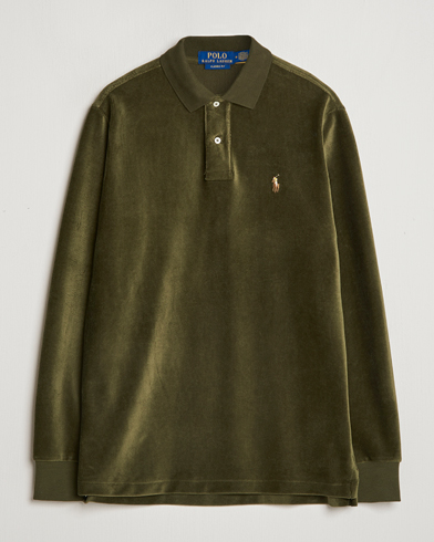  Corduroy Long Sleeve Polo Dark Loden