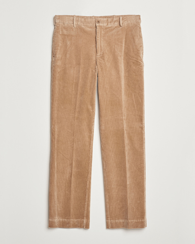  Corduroy Pleated Trousers Hazelnut