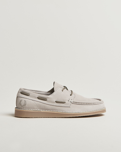 Fred Perry Meaden Suede Loafer Light Oyster – Grau
