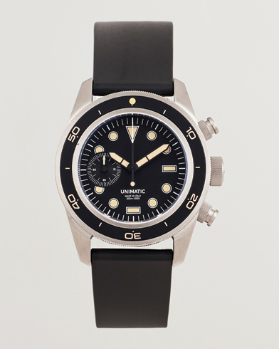 UNIMATIC U3 Heritage Chronograph Diver Black – Schwarz
