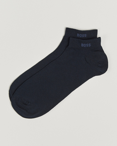 BOSS BLACK 2-Pack Sneaker Socks Dark Blue – Blau