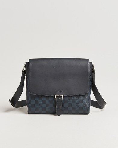 Louis Vuitton Pre-Owned Newport Messenger PM Damier Cobalt – Grau