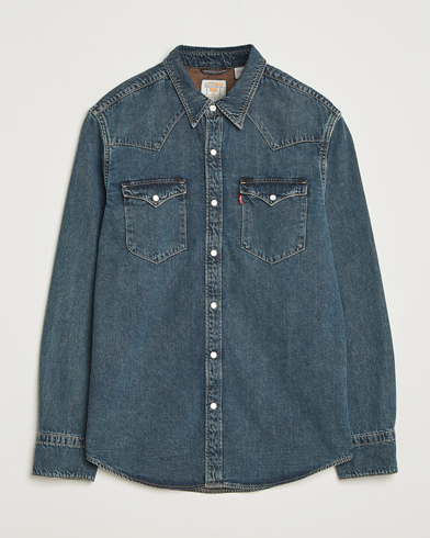 Levi's Barstow Western Standard Shirt Dark Blue – Blau
