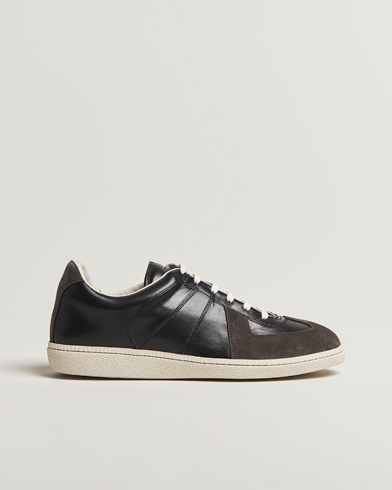 Sweyd Nappa/Suede Army Trainer Faded Black – Schwarz