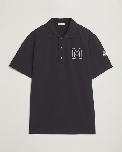 Moncler Archive Logo Polo Navy – Blau