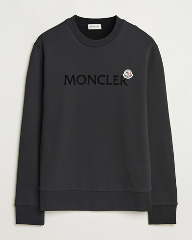 Moncler Lettering Logo Sweatshirt Black – Schwarz