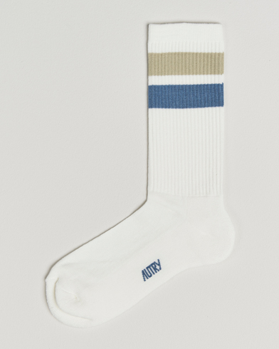 Autry Logo Socks White – Weiß
