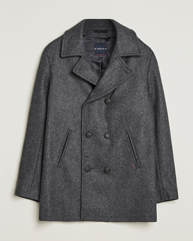 Armor-lux Kermor Wool Peacoat Grey Melange – Grau
