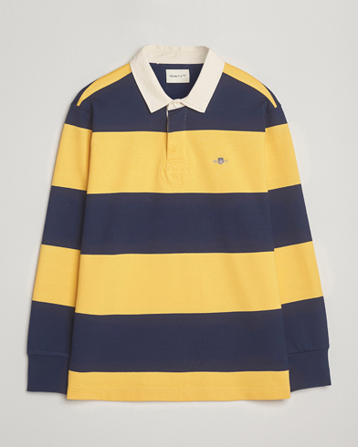 GANT Striped Heavy Rugger Persian Blue – Blau
