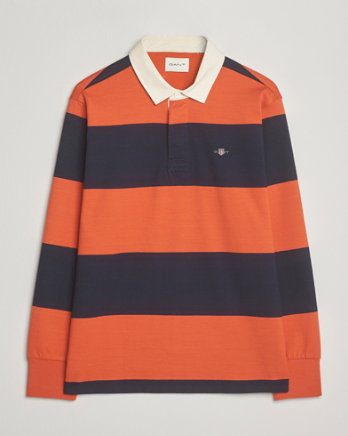 GANT Striped Heavy Rugger Evening Blue – Blau