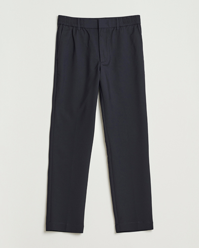NN07 Billie Drawstring Trousers Navy Blue – Blau