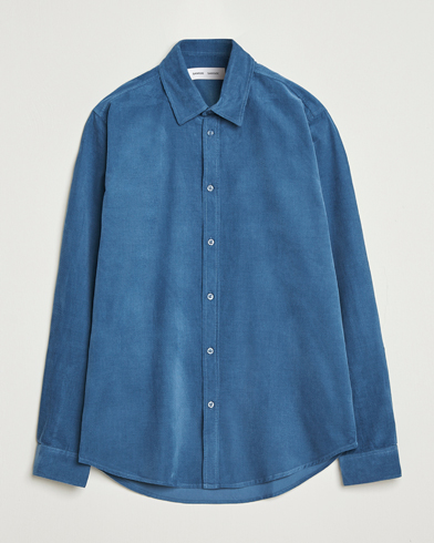 Samsøe Samsøe Liam Baby Cord Shirt Stellar Blue – Blau