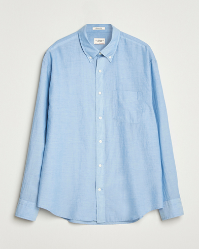 GANT 240 Mulberry Street Relaxed Fit Chambray Shirt Light Indigo – Blau