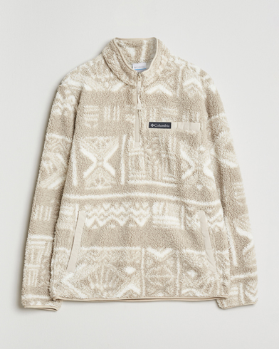 Columbia Rugged Ridge High Pile Half Zip Dark Stone – Beige