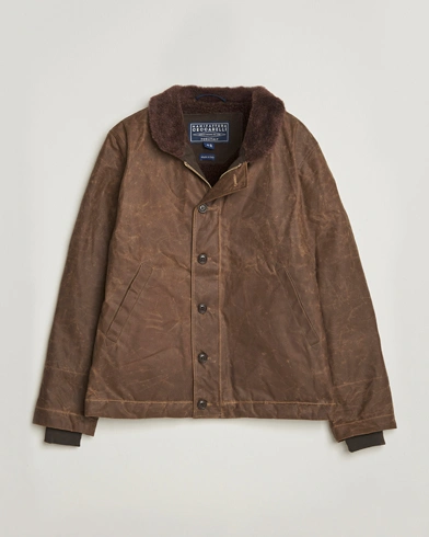 Manifattura Ceccarelli Deck Jacket Dark Tan – Braun