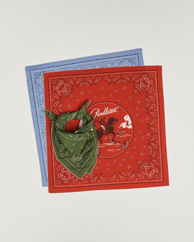 Pendleton 3-Pack Bandana Cowboy Multi – Blau