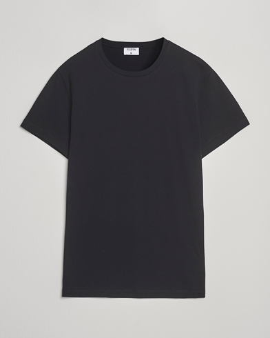 Filippa K Lightweight Cotton Crew Neck T-Shirt Black – Schwarz