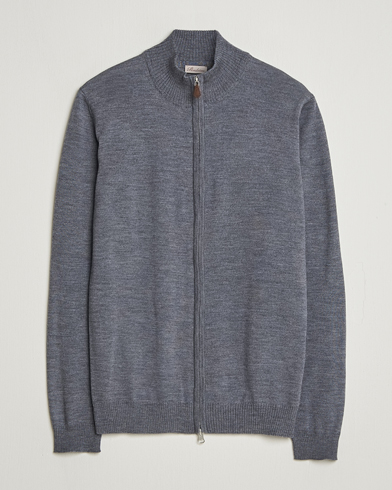 Stenströms Merino Full Zip Grey – Grau